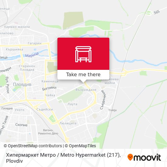 Хипермаркет Метро / Metro Hypermarket (217) map