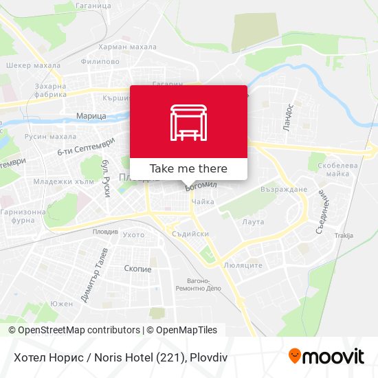 Карта Хотел Норис / Noris Hotel (221)