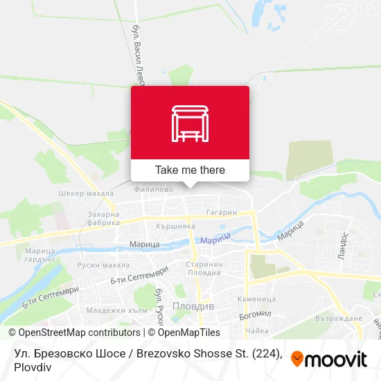 Карта Ул. Брезовско Шосе / Brezovsko Shosse St. (224)