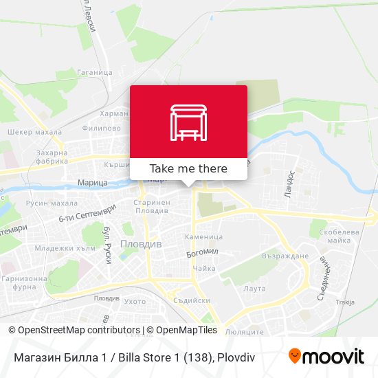 Магазин Билла 1 / Billa Store 1 (138) map