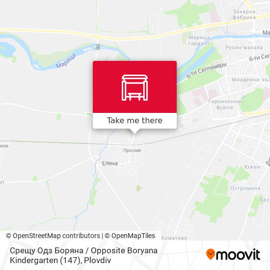 Срещу Одз Боряна / Opposite Boryana Kindergarten (147) map