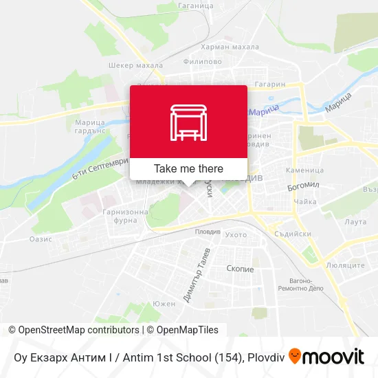 Карта Оу Екзарх Антим I / Antim 1st School (154)
