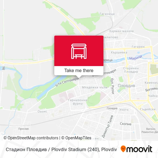 Карта Стадион Пловдив / Plovdiv Stadium (240)