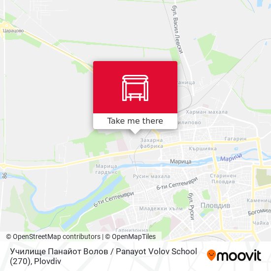 Карта Училище Панайот Волов / Panayot Volov School (270)