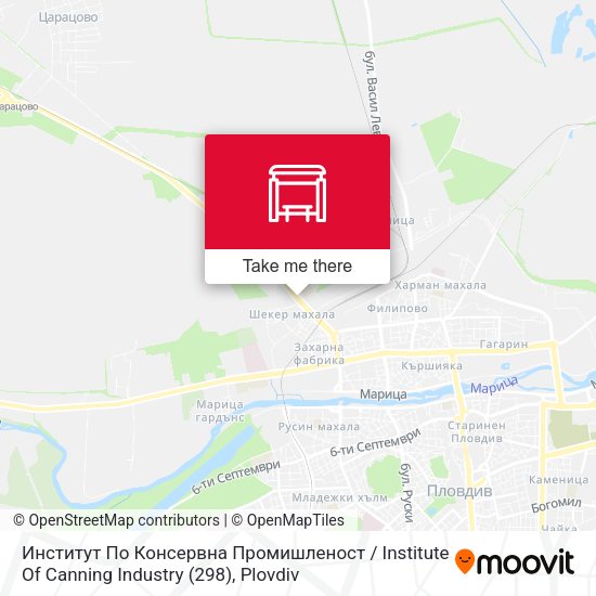 Карта Институт По Консервна Промишленост / Institute Of Canning Industry (298)