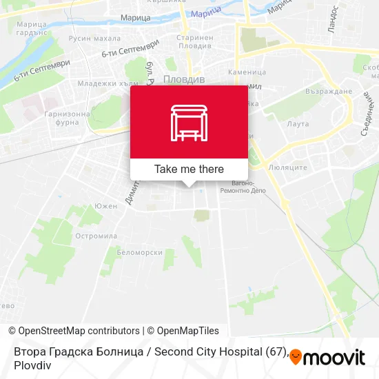 Карта Втора Градска Болница / Second City Hospital (67)