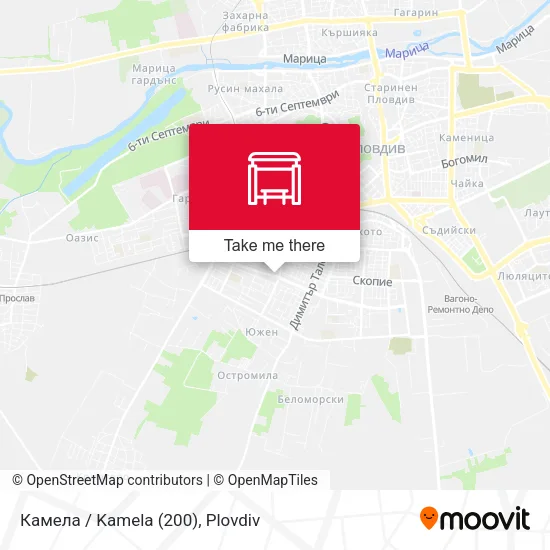Камела / Kamela (200) map
