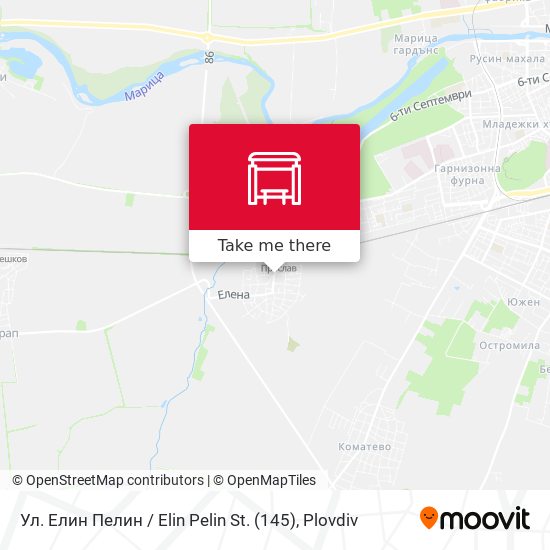 Ул. Елин Пелин / Elin Pelin St. (145) map