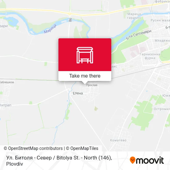 Ул. Битоля - Север / Bitolya St. - North (146) map