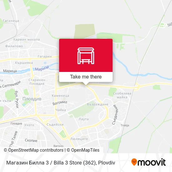 Карта Магазин Билла 3 / Billa 3 Store (362)