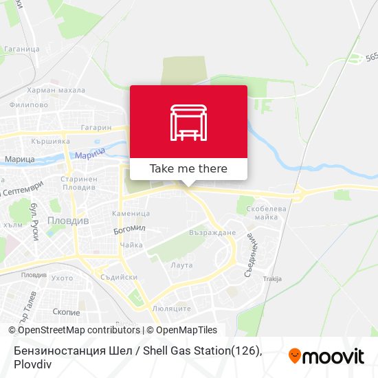 Бензиностанция Шел / Shell Gas Station(126) map