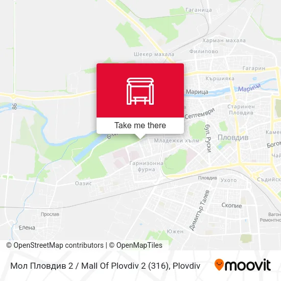 Карта Мол Пловдив 2 / Mall Of Plovdiv 2 (316)
