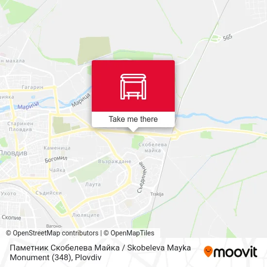 Карта Паметник Скобелева Майка / Skobeleva Mayka Monument (348)