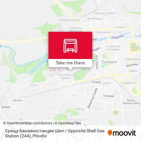 Срещу Бензиностанция Шел / Opposite Shell Gas Station (244) map