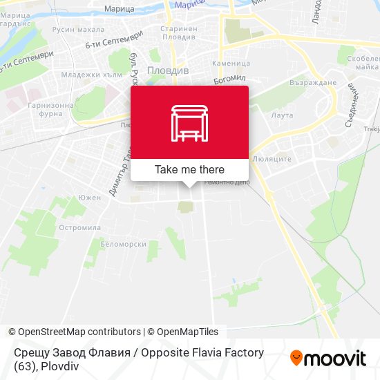 Карта Срещу Завод Флавия / Opposite Flavia Factory (63)