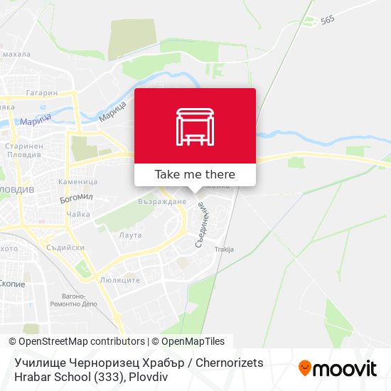 Училище Черноризец Храбър / Chernorizets Hrabar School (333) map