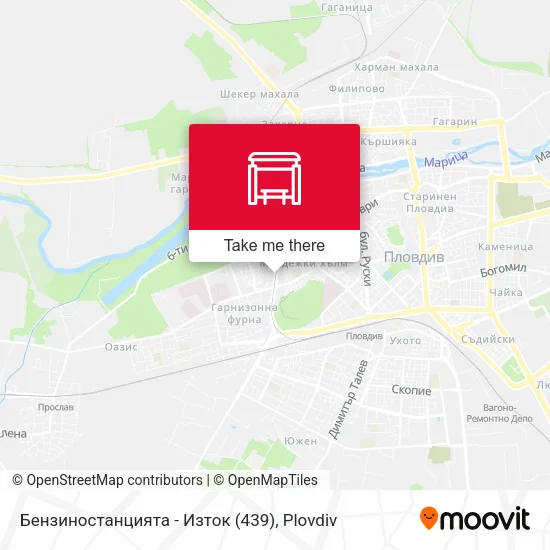 Карта Бензиностанцията - Изток (439)