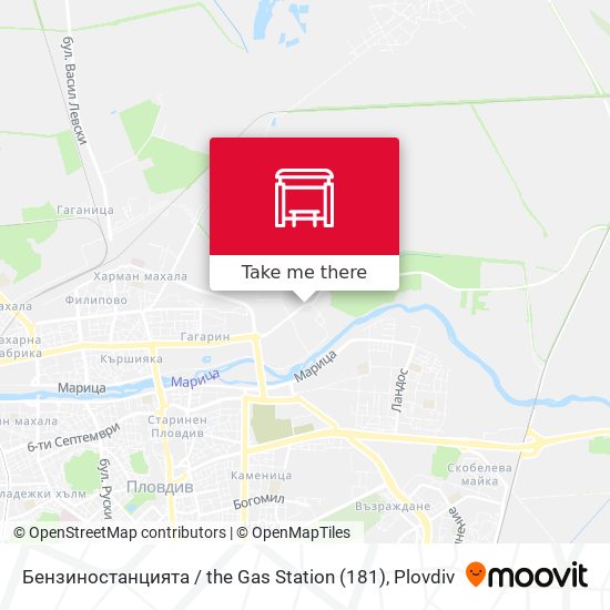 Бензиностанцията / the Gas Station (181) map