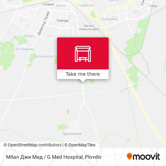 Мбал Джи Мед / G Med Hospital map