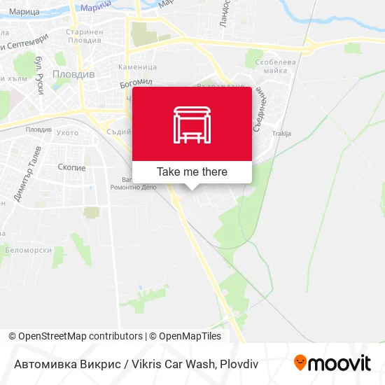 Карта Автомивка Викрис / Vikris Car Wash