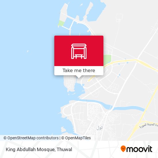 King Abdullah Mosque map