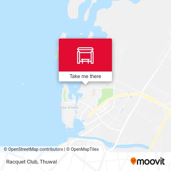 Racquet Club map