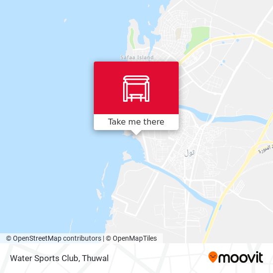 Water Sports Club map