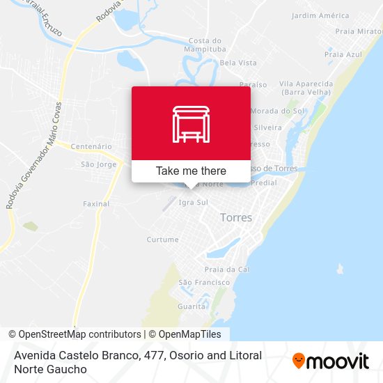 Avenida Castelo Branco, 477 map