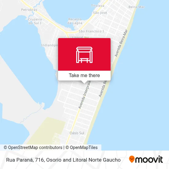 Rua Paraná, 716 map