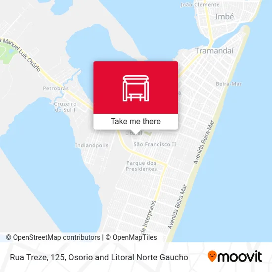 Rua Treze, 125 map