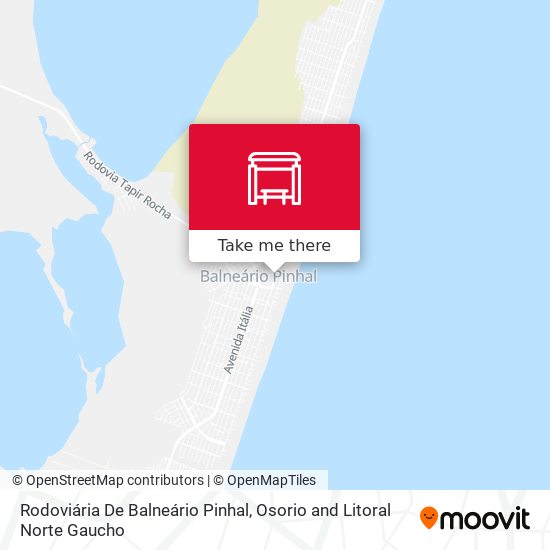 Rodoviária De Balneário Pinhal map