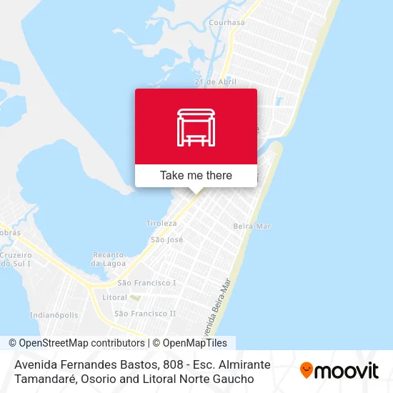Avenida Fernandes Bastos, 808 - Esc. Almirante Tamandaré map
