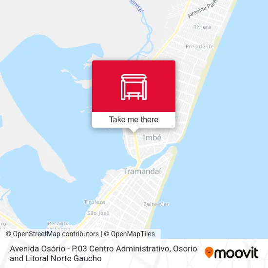 Avenida Osório - P.03 Centro Administrativo map