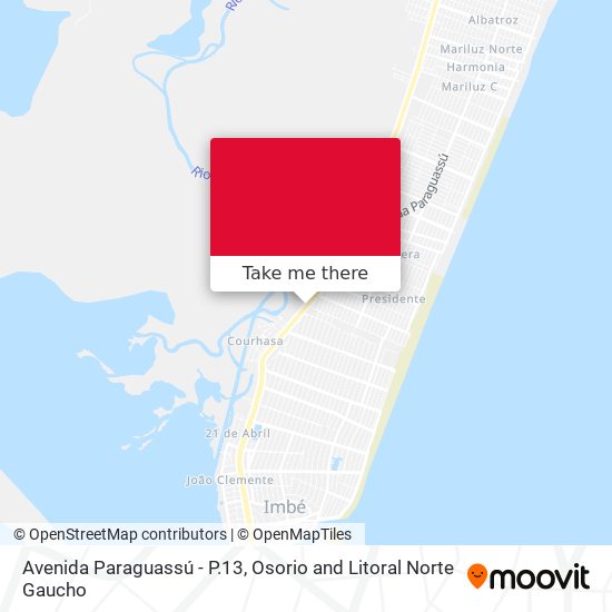 Avenida Paraguassú - P.13 map