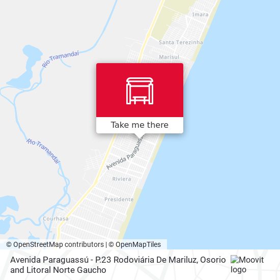 Avenida Paraguassú - P.23 Rodoviária De Mariluz map