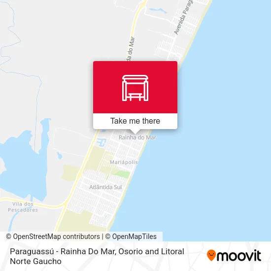 Paraguassú - Rainha Do Mar map