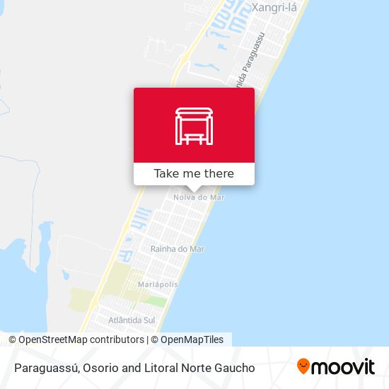 Paraguassú map