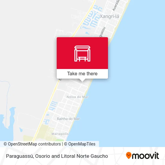 Paraguassú map