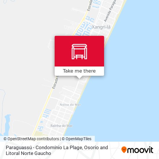 Paraguassú - Condomínio La Plage map