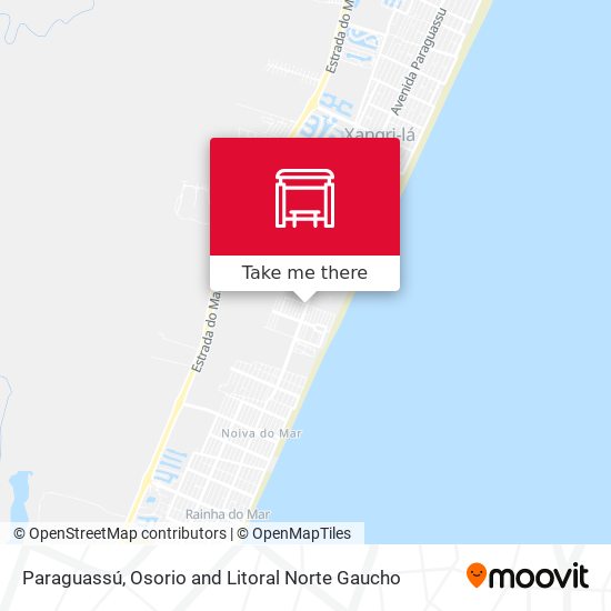 Paraguassú map