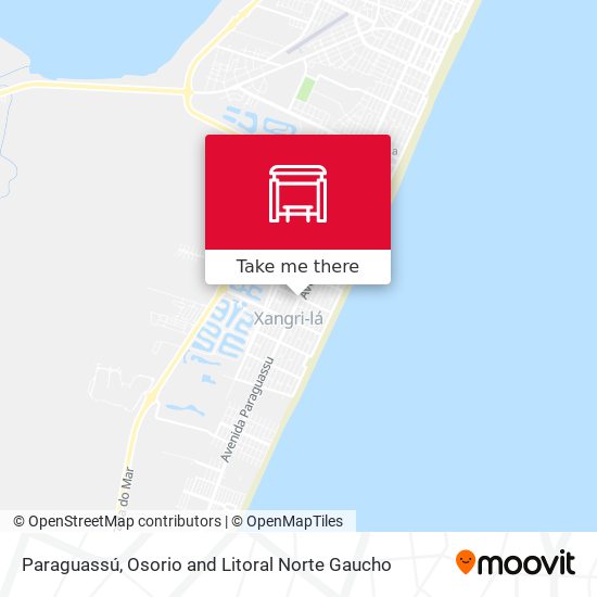 Paraguassú map