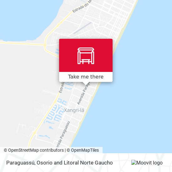 Paraguassú map