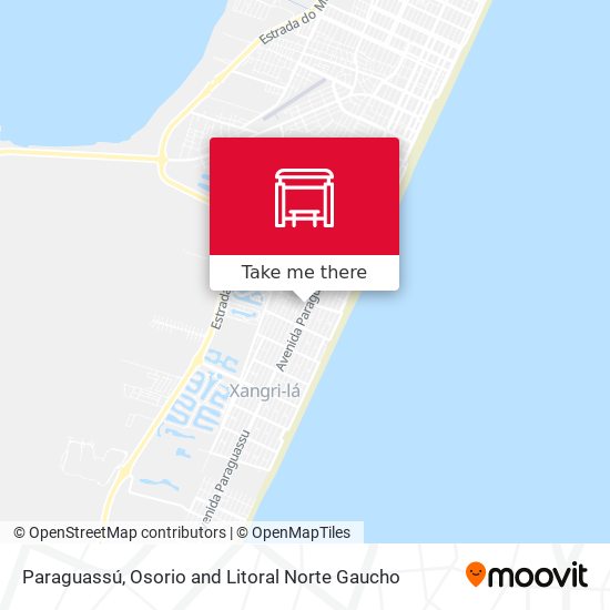 Paraguassú map