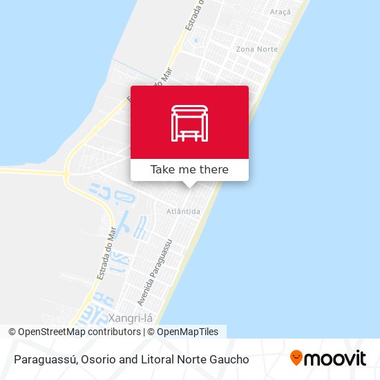 Paraguassú map