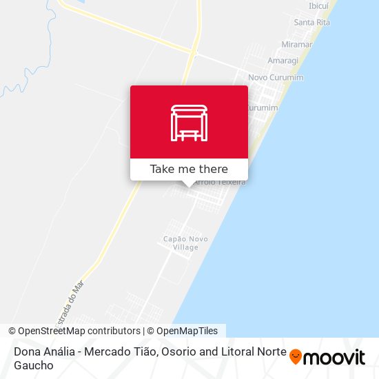 Dona Anália - Mercado Tião map