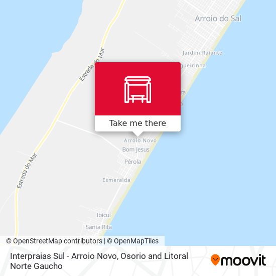 Interpraias Sul - Arroio Novo map