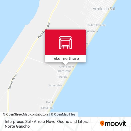 Interpraias Sul - Arroio Novo map