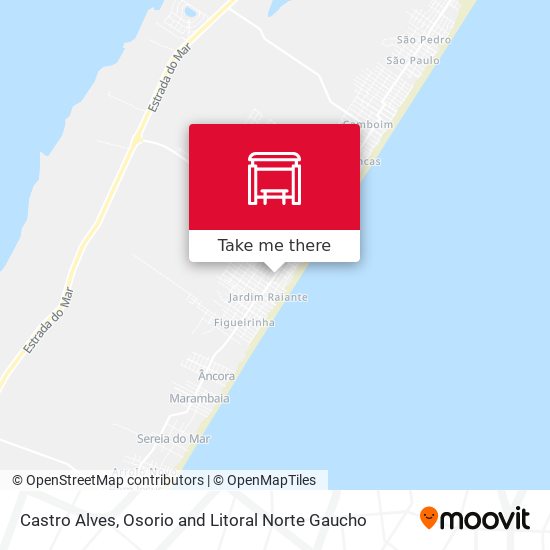 Castro Alves map