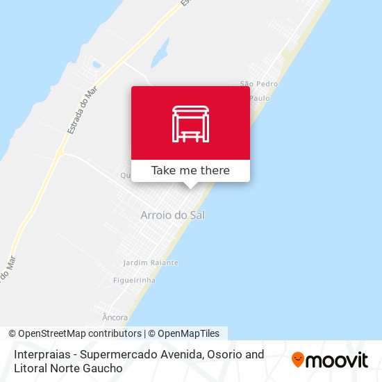 Interpraias - Supermercado Avenida map