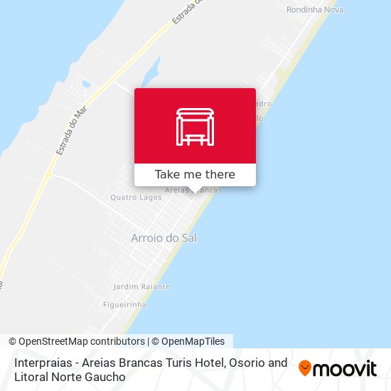 Interpraias - Areias Brancas Turis Hotel map